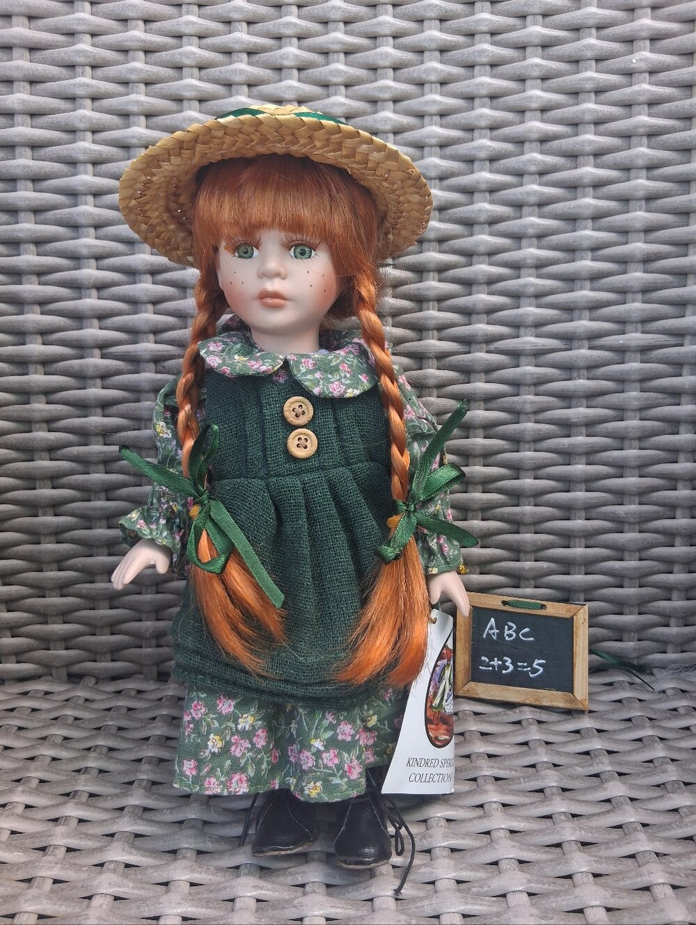 Ann Of Green Gables Dolll with Straw Hat